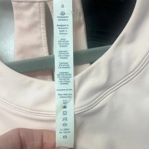 128. Lululemon Run: Make It Count Tank,
Parfait Pink, Size 8, Removable Pads EUC - Picture 6 of 10